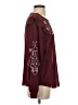 Neiman Marcus Burgundy Long Sleeve Blouse Size S - photo 4