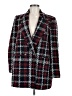 Zara Plaid Red Blazer Size M - photo 1