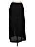 Liz Baker Solid Black Casual Skirt Size L (petite) - photo 1