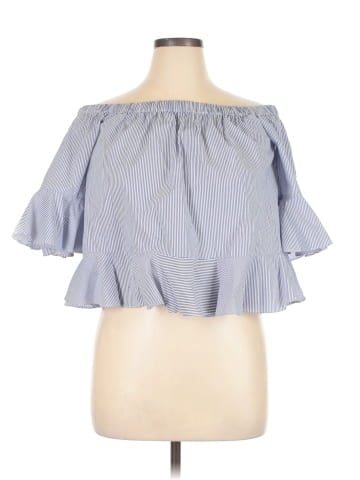 Sunday in Brooklyn 3/4 Sleeve Blouse (view 1)