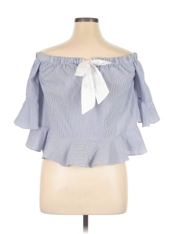 Sunday in Brooklyn 3/4 Sleeve Blouse (view 2)