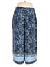 Long Tall Sally Paisley Blue Casual Pants Size 14 - photo 1