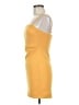 Bec & Bridge Solid Yellow Cocktail Dress Size 6 - photo 5