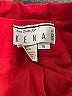 Kenar 100% Wool Color Block Red Wool Blazer Size 6 - photo 6