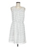 Elle 100% Polyester Polka Dots White Casual Dress Size 6 - photo 1