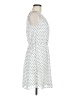 Elle 100% Polyester Polka Dots White Casual Dress Size 6 - photo 4