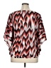 Jennifer Lopez 100% Polyester Red 3/4 Sleeve Blouse Size XL - photo 2