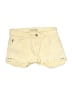 Zara TRF Yellow Denim Shorts Size 4 - photo 1