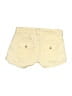 Zara TRF Yellow Denim Shorts Size 4 - photo 2