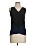 Derek Lam 100% Silk Black Sleeveless Silk Top Size 2 - photo 1