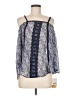 Rewind 100% Polyester Blue 3/4 Sleeve Blouse Size M - photo 1