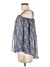 Rewind 100% Polyester Blue 3/4 Sleeve Blouse Size M - photo 5