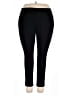 Roaman's Solid Black Active Pants Size 22 (1X) - photo 1