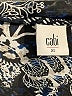 CAbi 100% Polyester Blue Short Sleeve Blouse Size XS - photo 7