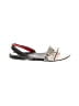 TKEES Graphic Silver White Sandals Size 7 - photo 1
