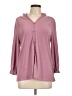 Perseption Concept Pink Long Sleeve Blouse Size XL - photo 1
