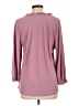 Perseption Concept Pink Long Sleeve Blouse Size XL - photo 2
