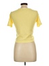 Pull&Bear Yellow Short Sleeve T-Shirt Size L - photo 2