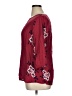 Kindred 100% Polyester Burgundy 3/4 Sleeve Blouse Size 1X - photo 5