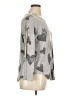 Workshop Republic Clothing Hearts Silver Long Sleeve Top Size 1X - photo 4