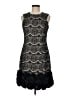 Donna Ricco Black Cocktail Dress Size 6 - photo 1