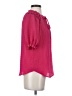 Olivia & Martin 100% Polyester Pink Short Sleeve Turtleneck Size S - photo 4