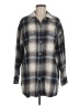H&M Plaid Blue Long Sleeve Button-Down Shirt Size M - photo 1