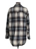 H&M Plaid Blue Long Sleeve Button-Down Shirt Size M - photo 2