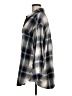 H&M Plaid Blue Long Sleeve Button-Down Shirt Size M - photo 5