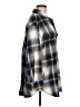 H&M Plaid Blue Long Sleeve Button-Down Shirt Size M - photo 4