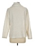 Chances R Ivory Silver Turtleneck Sweater Size L - photo 2