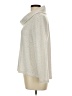 Chances R Ivory Silver Turtleneck Sweater Size L - photo 5