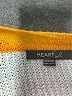 Heart Soul Color Block Orange Turtleneck Sweater Size M - photo 7