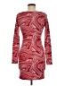 Zara Print Red Cocktail Dress Size M - photo 2