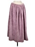 Unbranded 100% Polyester Solid Purple Casual Skirt Size M (estimated) - photo 1