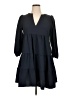 DKNY Solid Blue Casual Dress Size 10 - photo 1