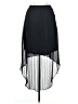 Xhilaration 100% Polyester Solid Black Formal Skirt Size S - photo 1