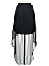 Xhilaration 100% Polyester Solid Black Formal Skirt Size S - photo 2