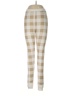 Old Navy Checkered-gingham Ivory Leggings Size M - photo 1