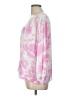 Stark X 100% Rayon Pink 3/4 Sleeve Blouse Size L - photo 5