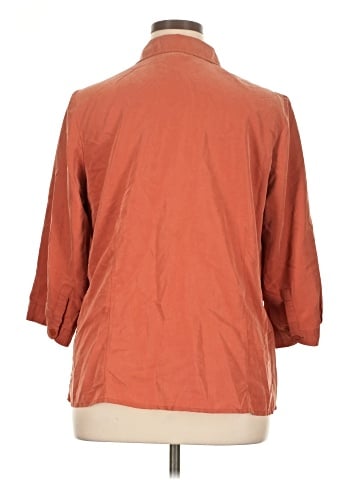 DressBarn 3/4 Sleeve Button-Down Shirt (view 2)