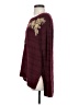 Ella Moon Floral Burgundy Pullover Sweater Size S - photo 5