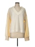 New In Color Block Ivory Sweatshirt Size L - photo 1
