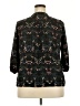 Kaileigh 100% Polyester Black 3/4 Sleeve Blouse Size XL - photo 2
