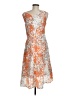 Sundance 100% Polyester Multi Color Orange Cocktail Dress Size 6 - photo 2