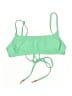 Wild Fable Solid Green Swimsuit Top Size 8 - photo 1