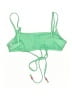 Wild Fable Solid Green Swimsuit Top Size 8 - photo 2