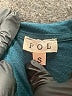 Pol Teal Long Sleeve Henley Size S - photo 7
