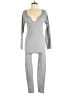 Pink Dot Gray Jumpsuit Size L - photo 1