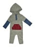 Andy & Evan Color Block Gray Long Sleeve Onesie Size 6-9 mo - photo 1
